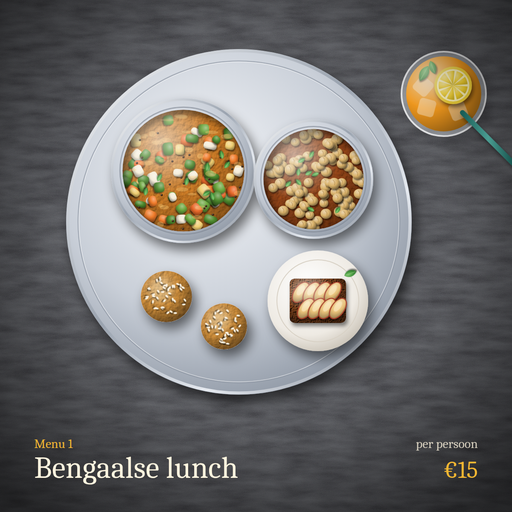 Menu 1 – Bengaalse lunch